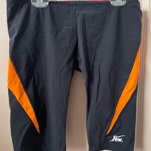 Few Swim Jammers Men’s Size L Black Orange Red Athletic Swim Shorts
